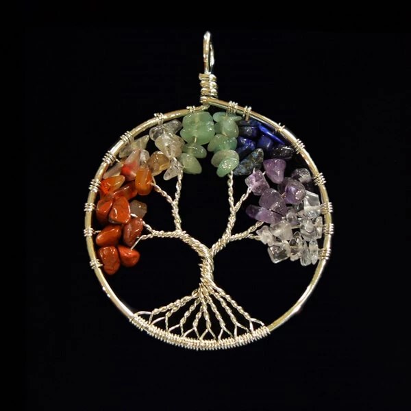 Csakra életfa medál