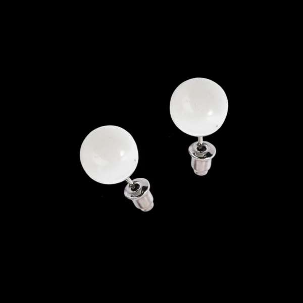 Tejkvarc fülbevaló 1-es