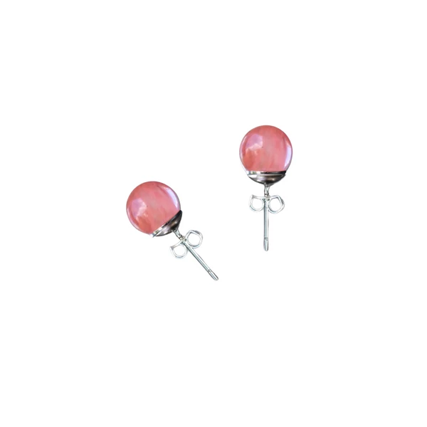 Cseresznyekvarc fülbevaló 0,8-as