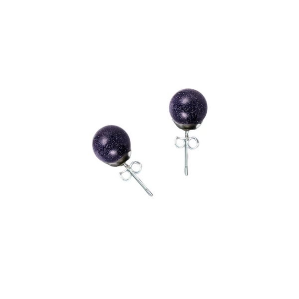 Kék napkő fülbevaló 0,8-as