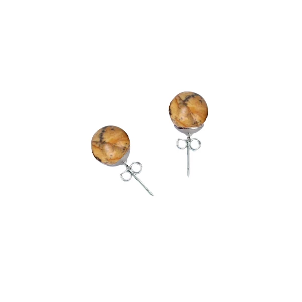 Képjáspis fülbevaló 0,8-as