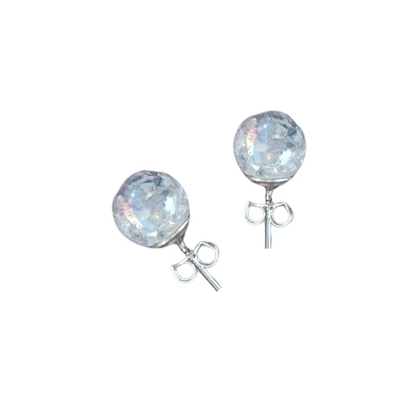 Hegyikristály roppantott fülbevaló 1-es