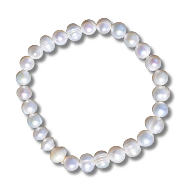 Golyós tenyésztett gyöngy karkötő 0,8-as