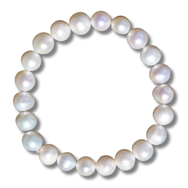 Golyós tenyésztett gyöngy karkötő 1-es