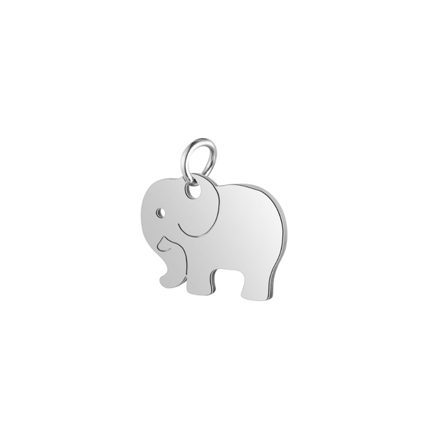 Elefánt medál/fityegő ezüst színű