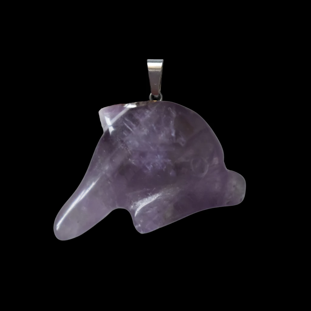 Ametiszt delfin medál
