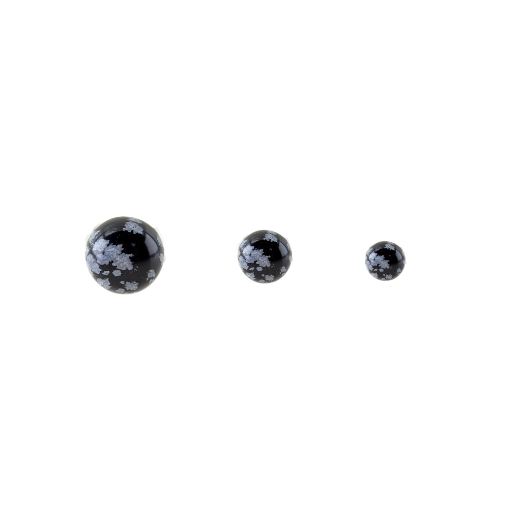 Obszidián, gömb alakú ásványgyöngyök